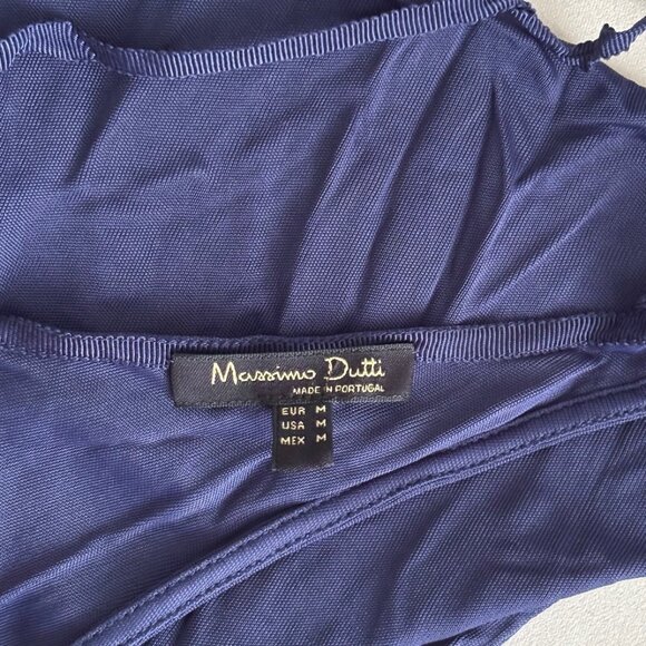 MASSIMO DUTTI BLUE TOP, SZ. M - Picture 3 of 4
